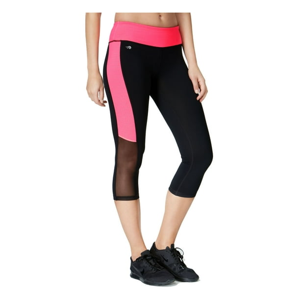 Ideology Blanket-Stitch Leggings Classic Black